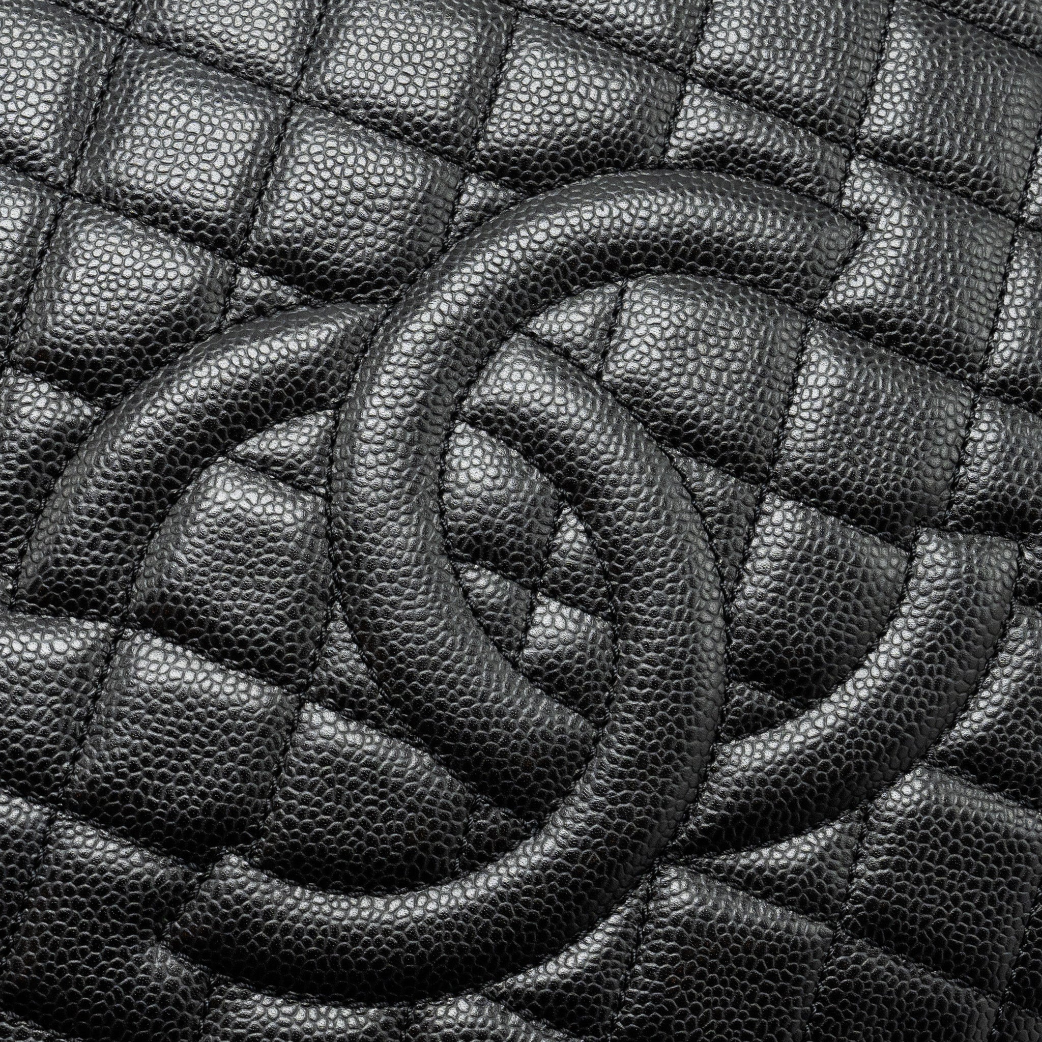Chanel Grand Shopping Tote bag caviar black