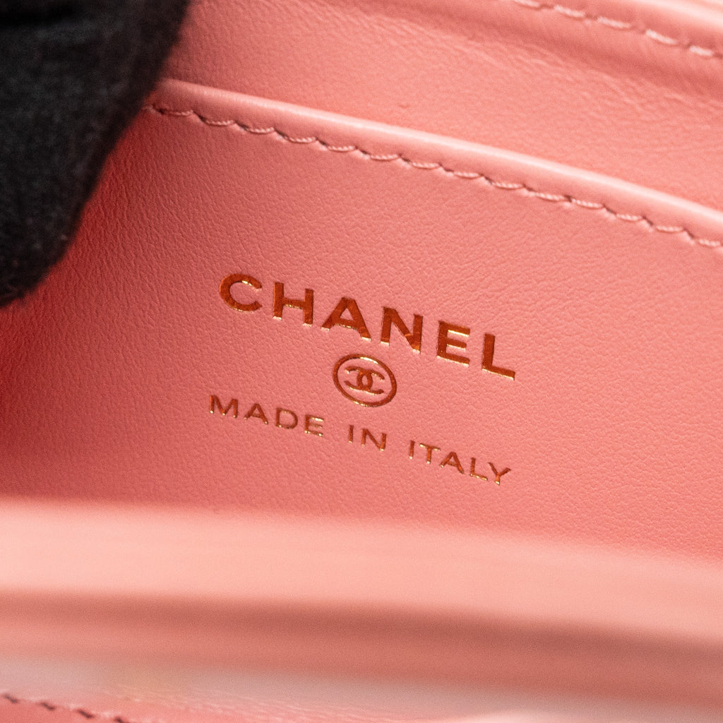 Chanel 23k Nano Shopping Tote Calfskin Pink (Microchip)