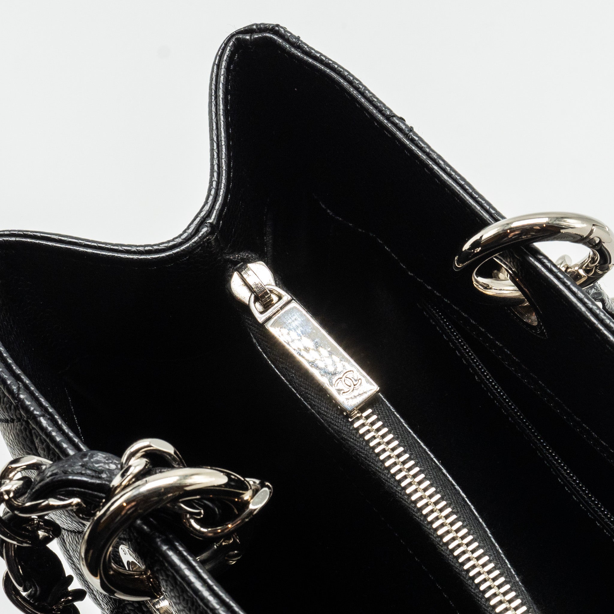 Chanel Grand Shopping Tote bag caviar black