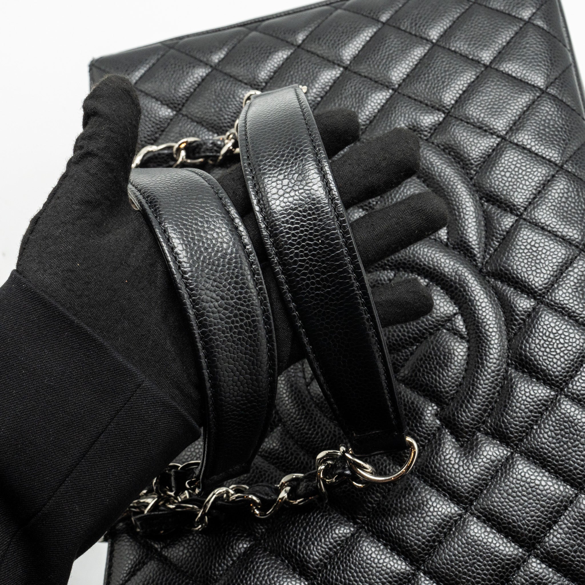 Chanel Grand Shopping Tote bag caviar black