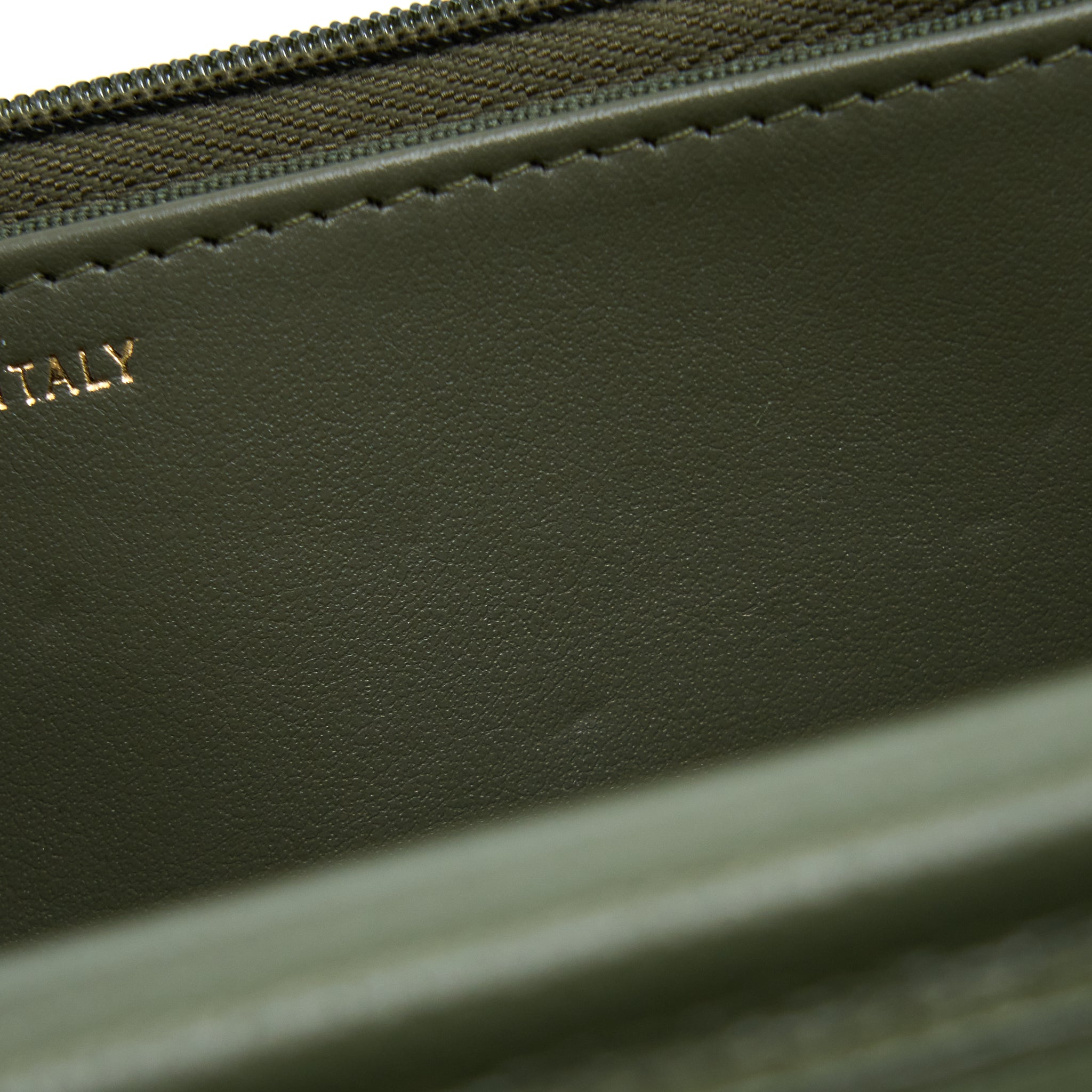 Chanel 22K Wallet On Chain Caviar Dark Green L (Microchip)