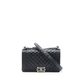 Chanel Medium Boy Bag Lambskin Black Ruthenium
