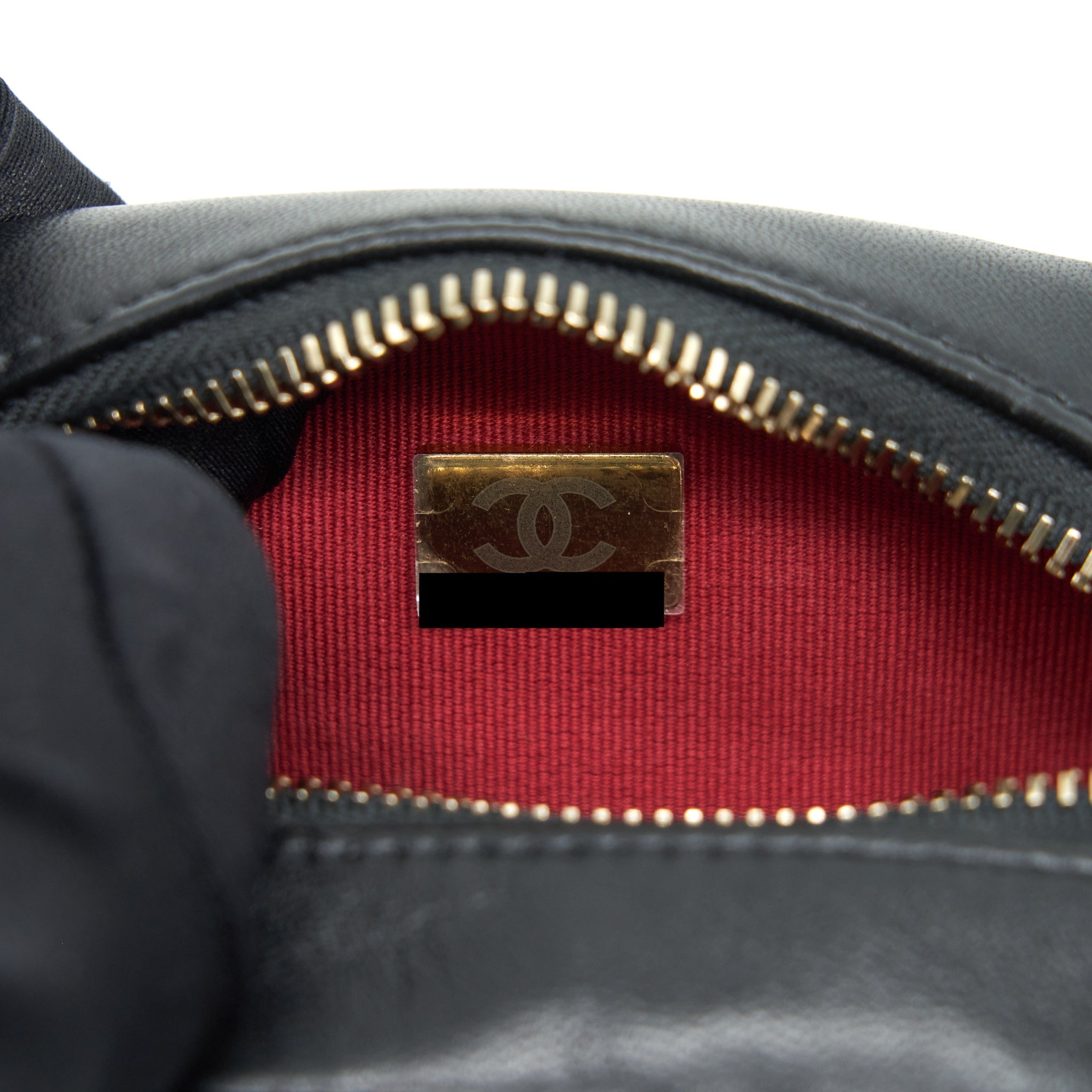 Chanel 22C My Perfect Mini Camera Case Lambskin Black