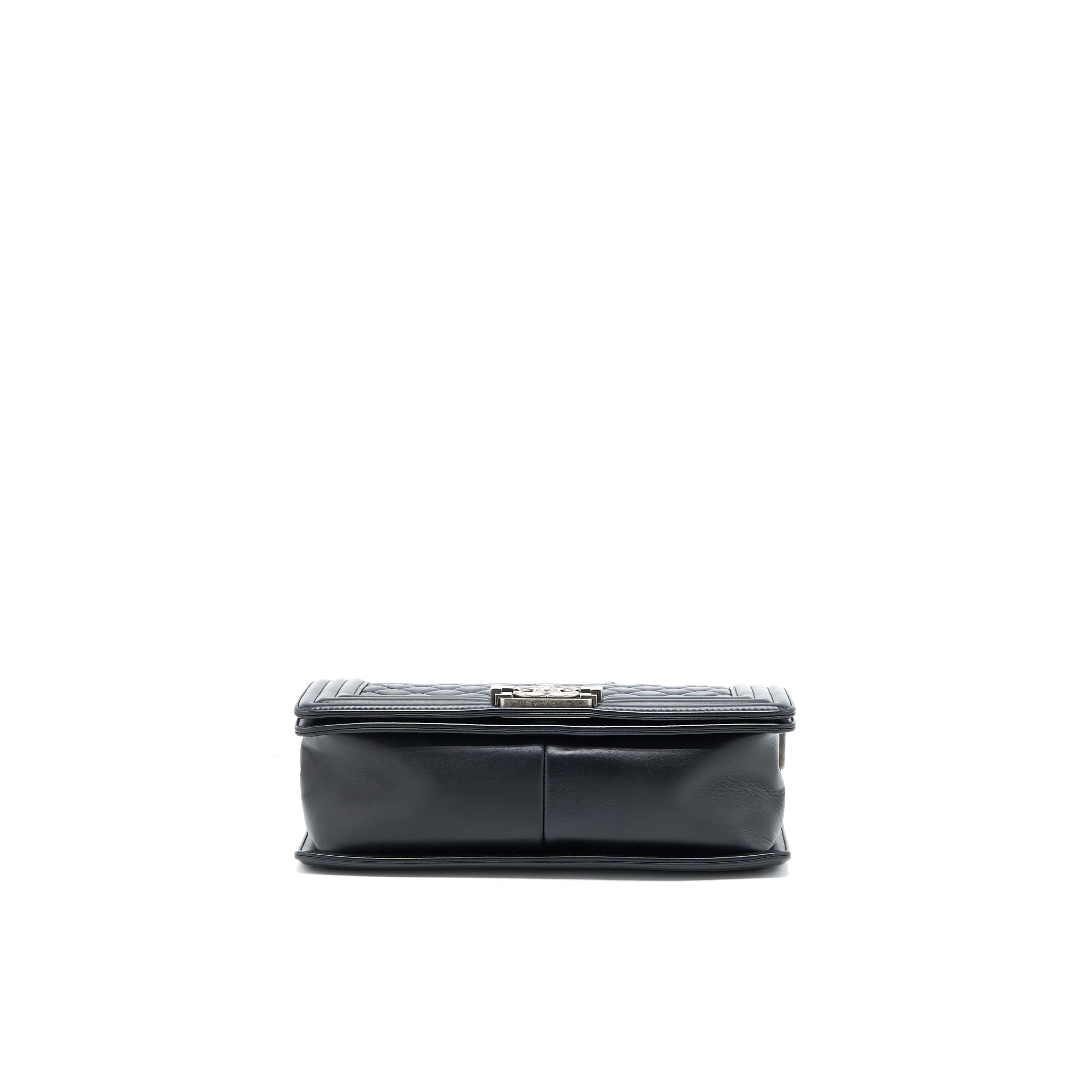 Chanel Medium Boy Bag Lambskin Black Ruthenium