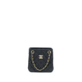 Chanel Mini Bucket Tote Bag Caviar Black L (Microchip)