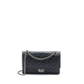 Chanel Small 2.55 225 Reissue Flap Bag Aged Calfskin Black Ruthenium