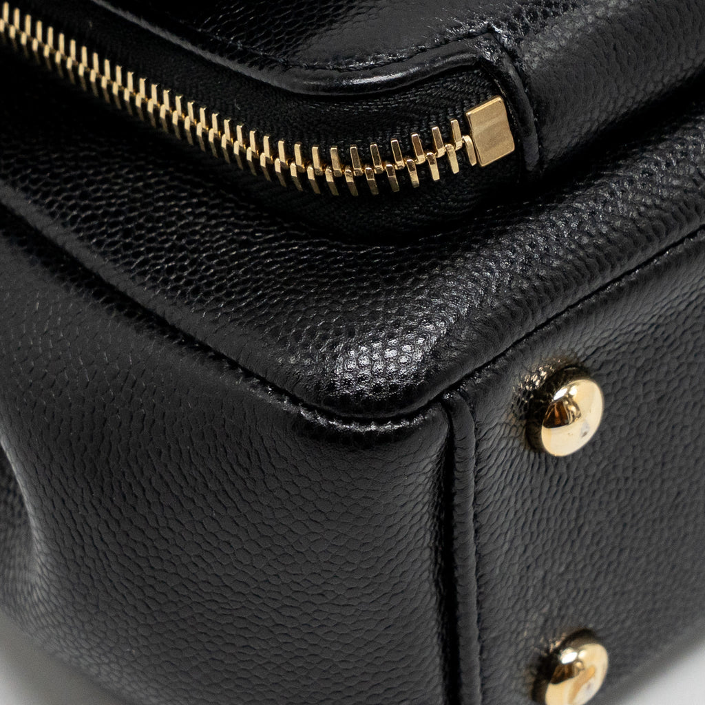 Chanel Small Business Affinity Caviar Black L