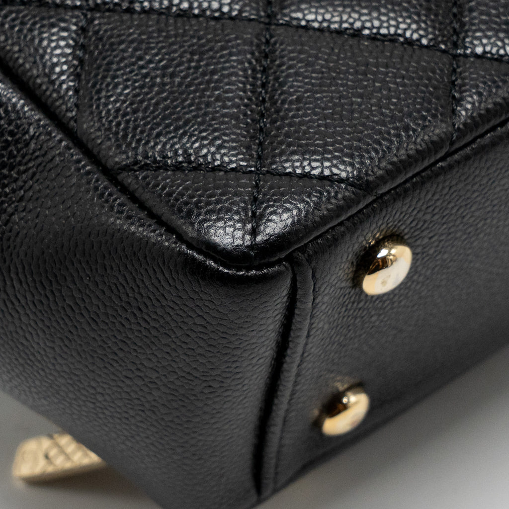 Chanel Small Business Affinity Caviar Black L