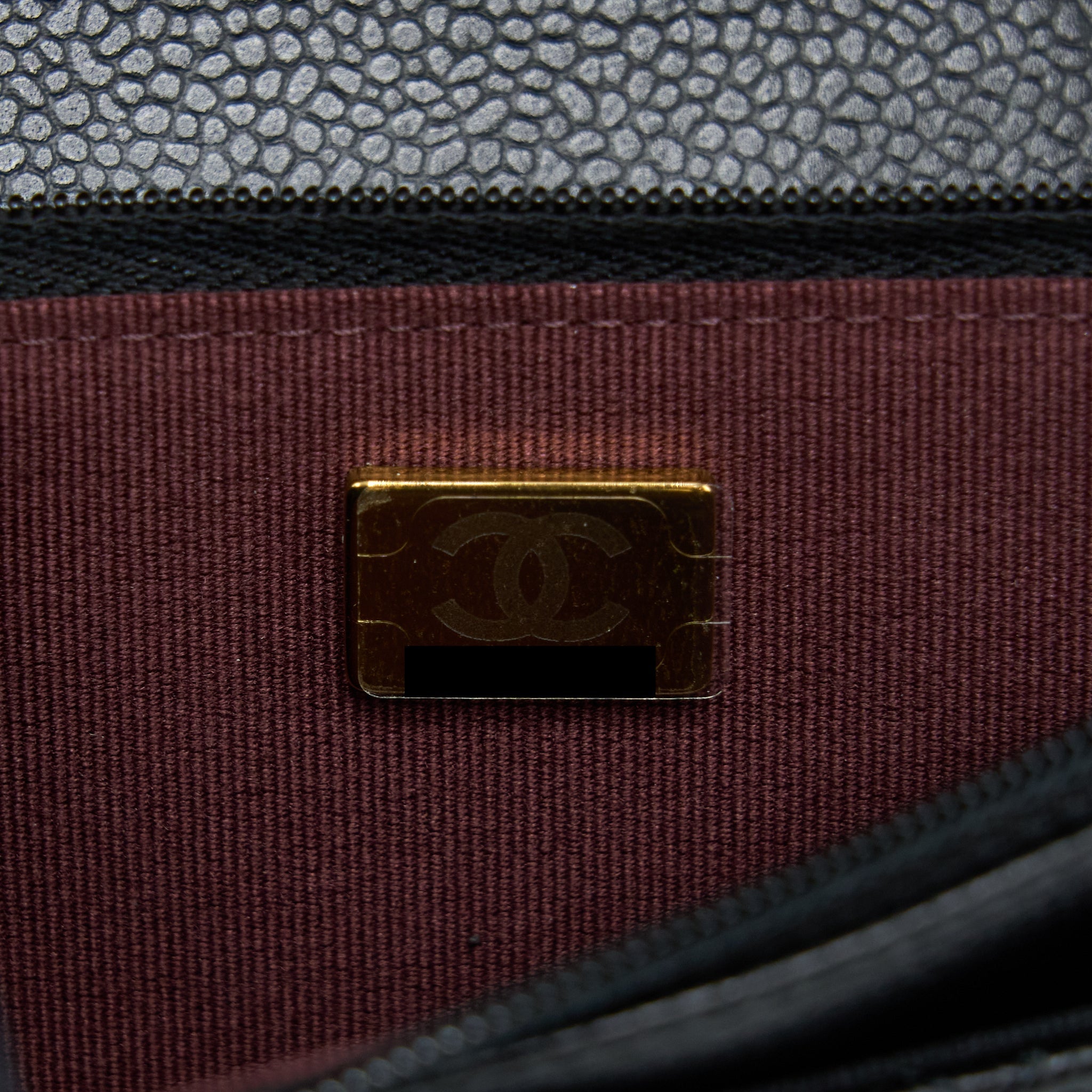 Chanel Classic Wallet On Chain Caviar Black  (Microchip)
