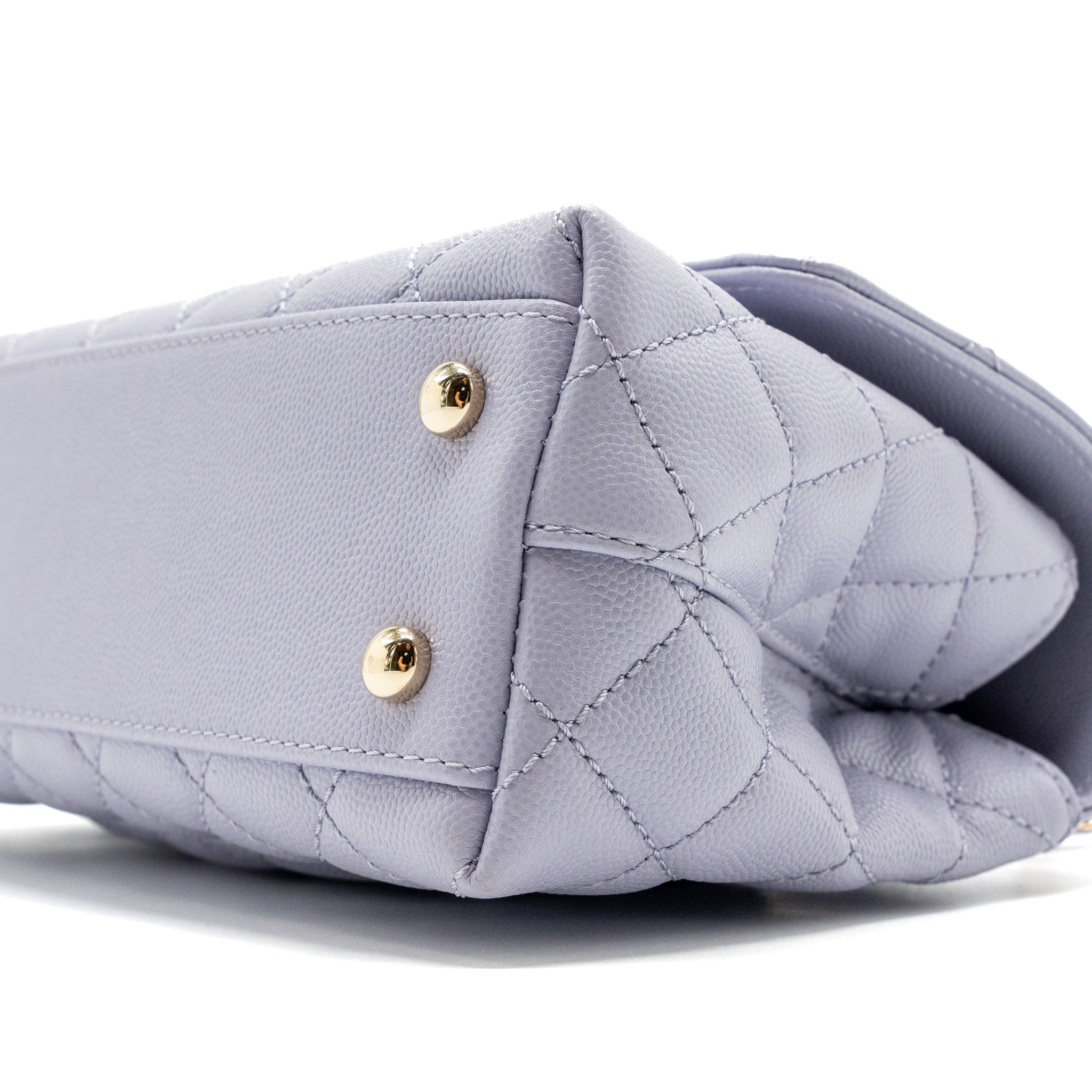 Chanel Small Coco Handle Caviar Light Purple L (Microchip)