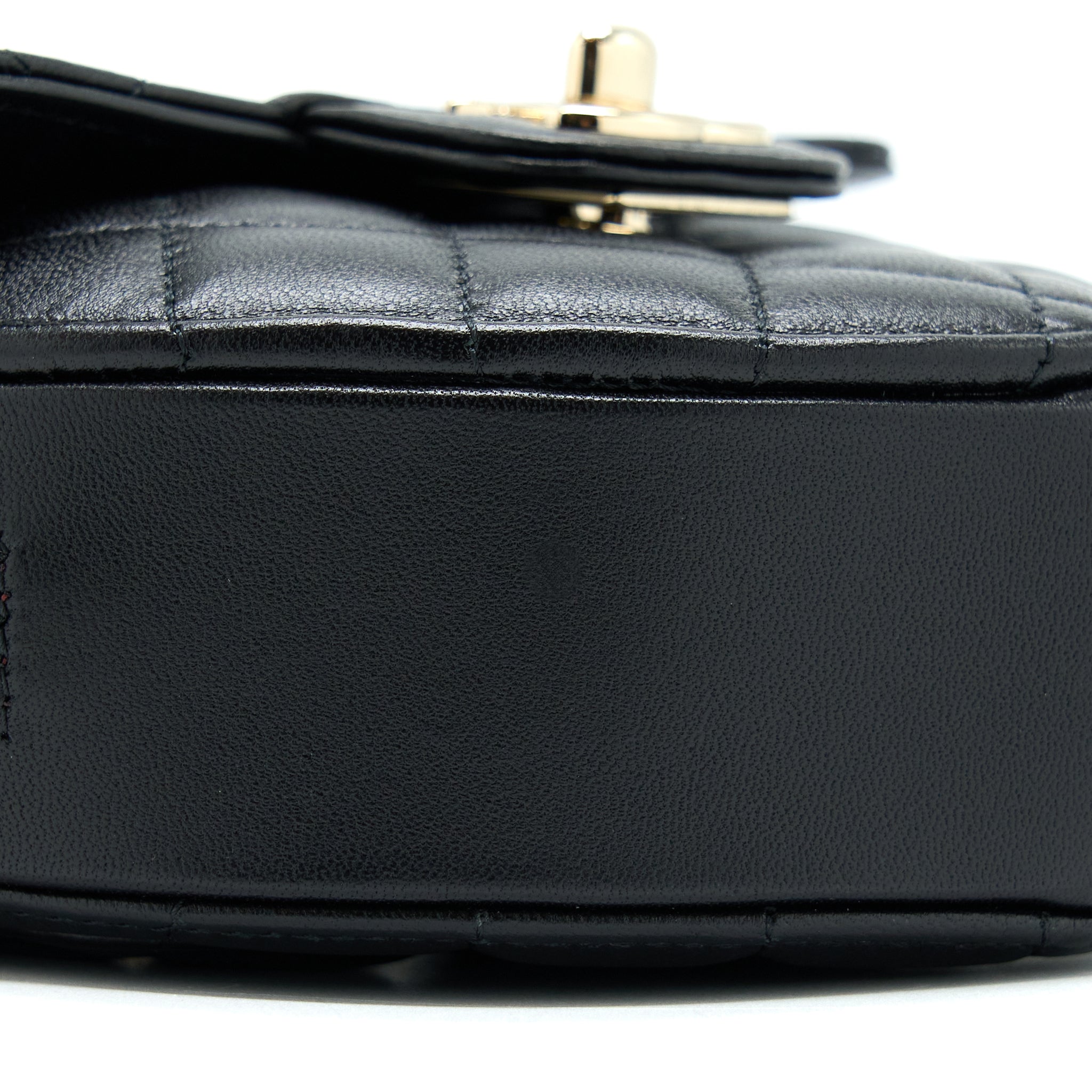 Chanel 22S Small Heart Bag Lambskin Black L