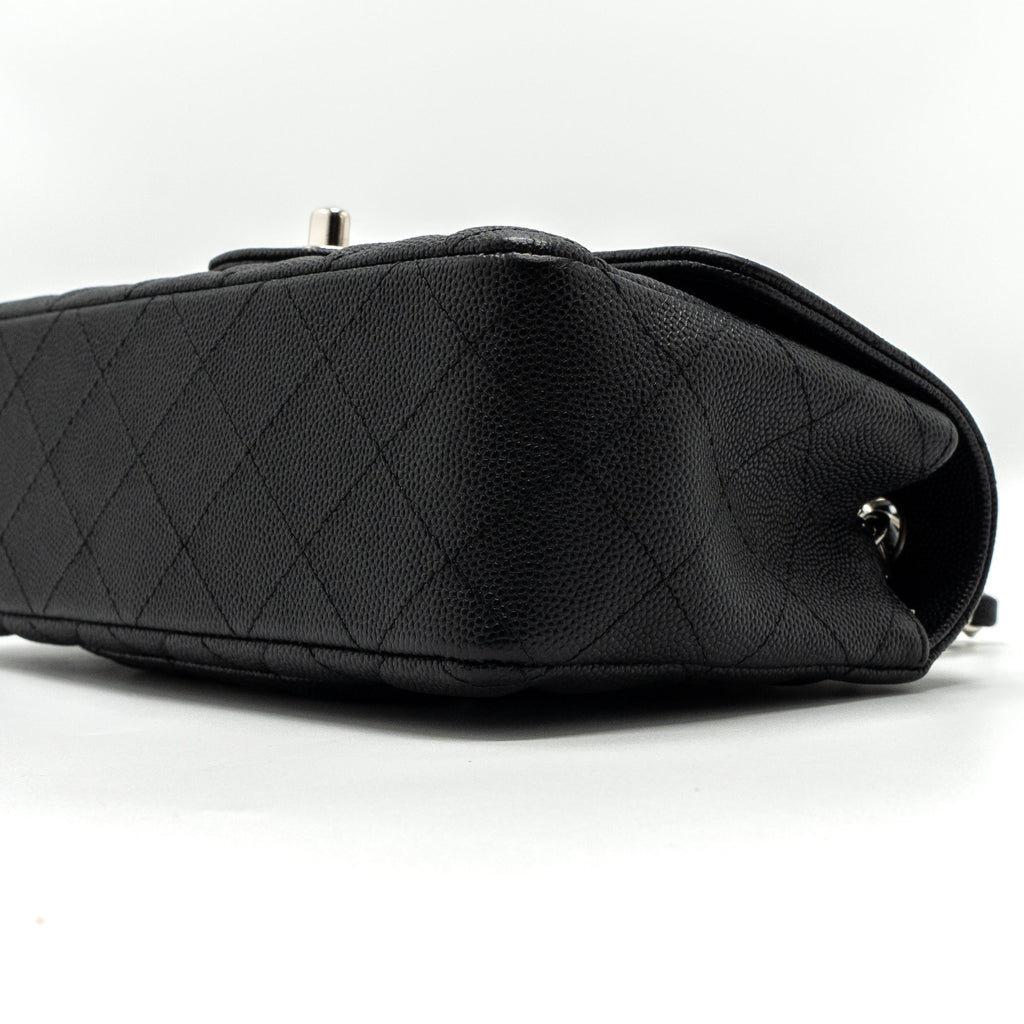 Chanel Classic Mini Rectangular Flap Bag Caviar Black