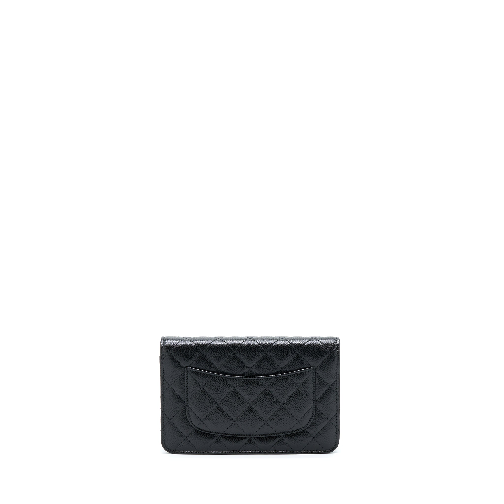Chanel Classic Wallet On Chain Caviar Black