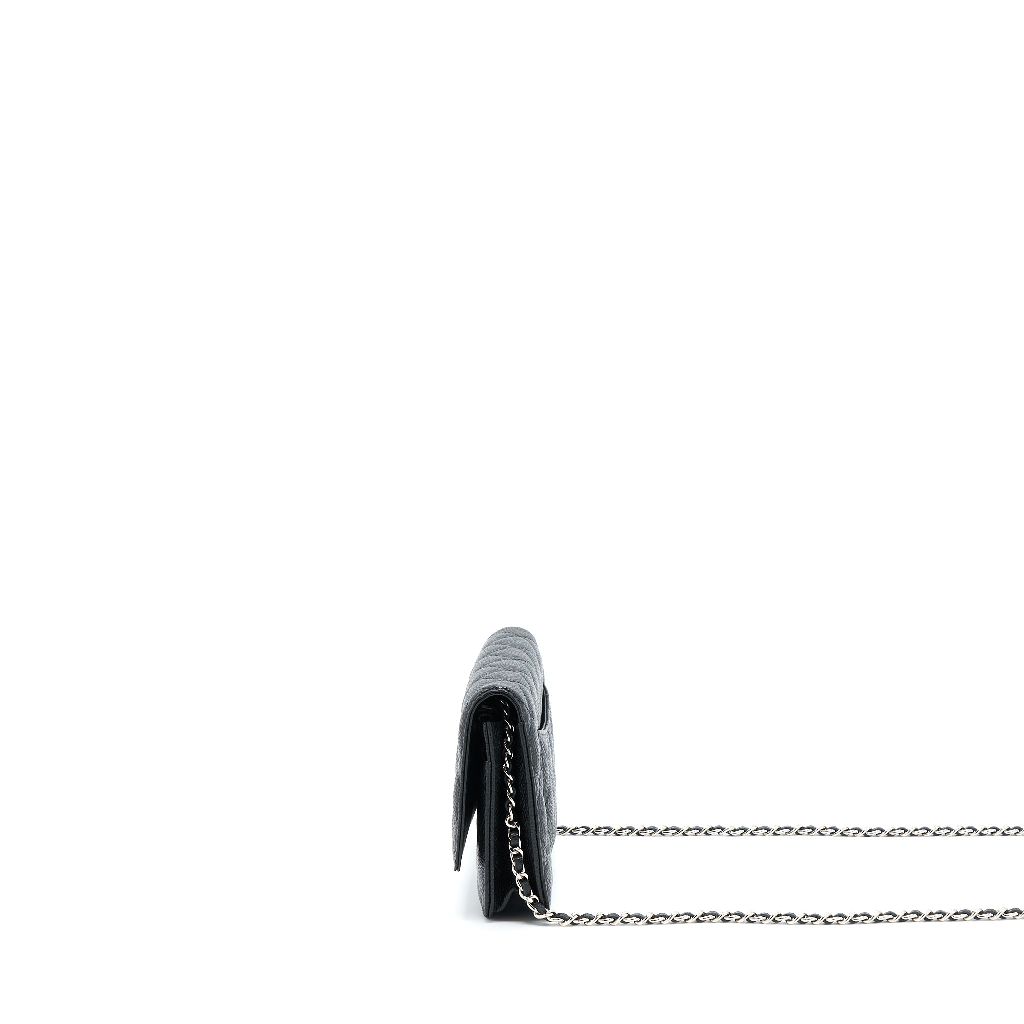 Chanel Classic Wallet On Chain Caviar Black
