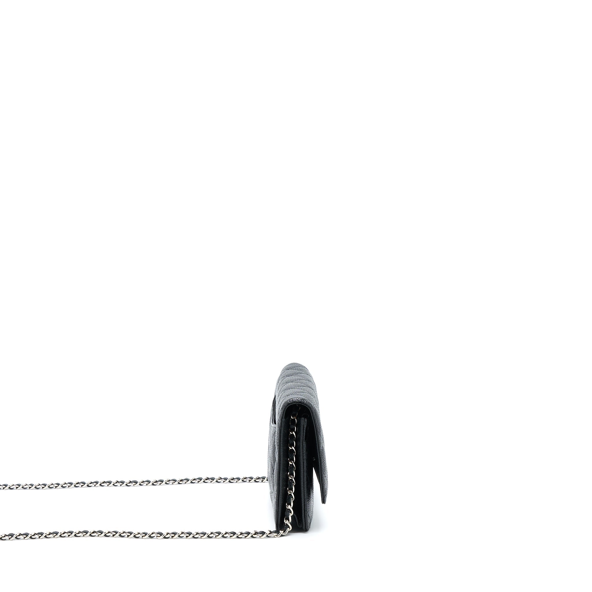 Chanel Classic Wallet On Chain Caviar Black