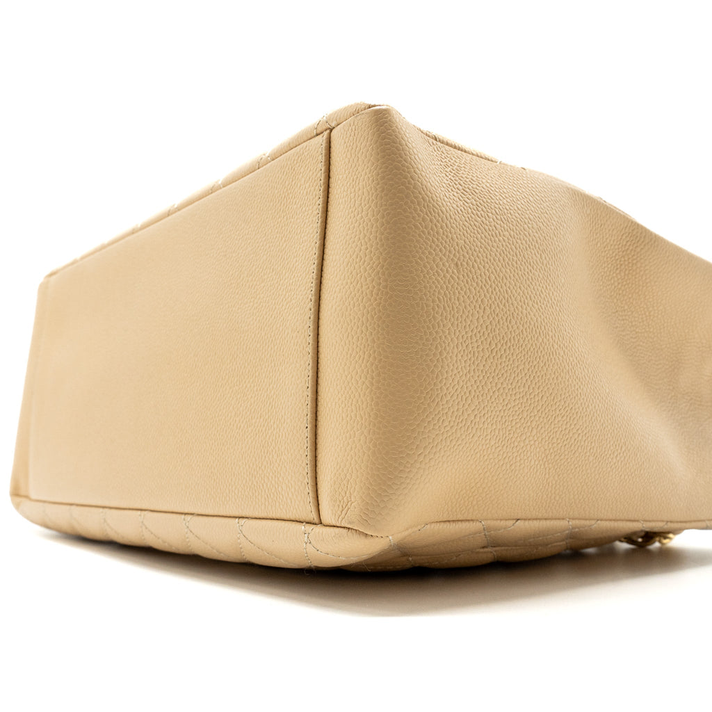 Chanel Grand Shopping Tote Caviar Beige