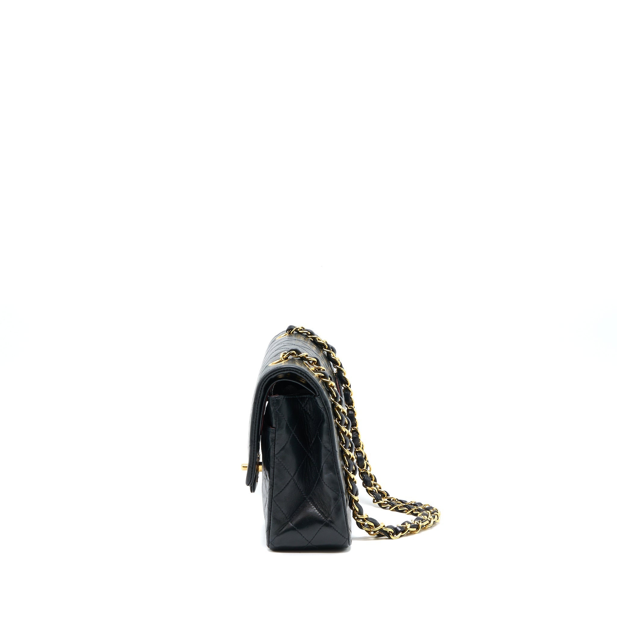 Chanel Vintage Flap Bag Lambskin Black
