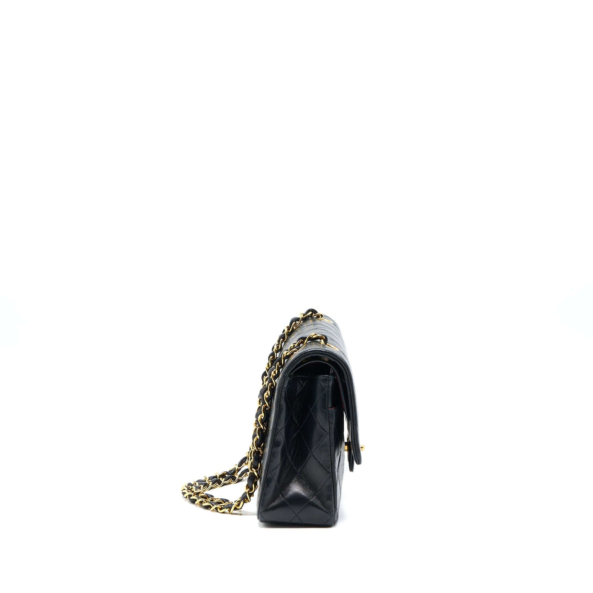 Chanel Vintage Flap Bag Lambskin Black