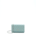 Chanel Wallet On Chain Caviar Light Blue