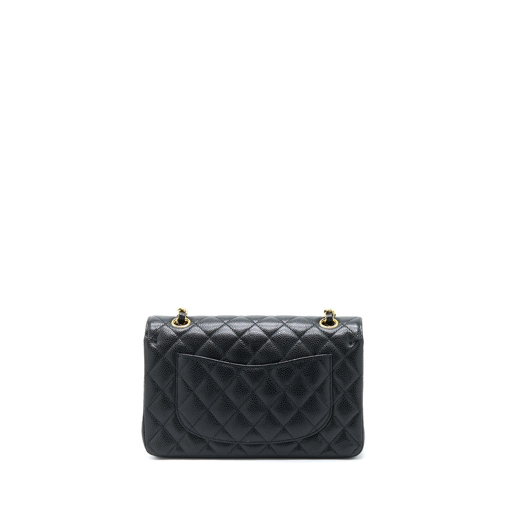 Chanel Small Classic Double Flap Bag Caviar Black