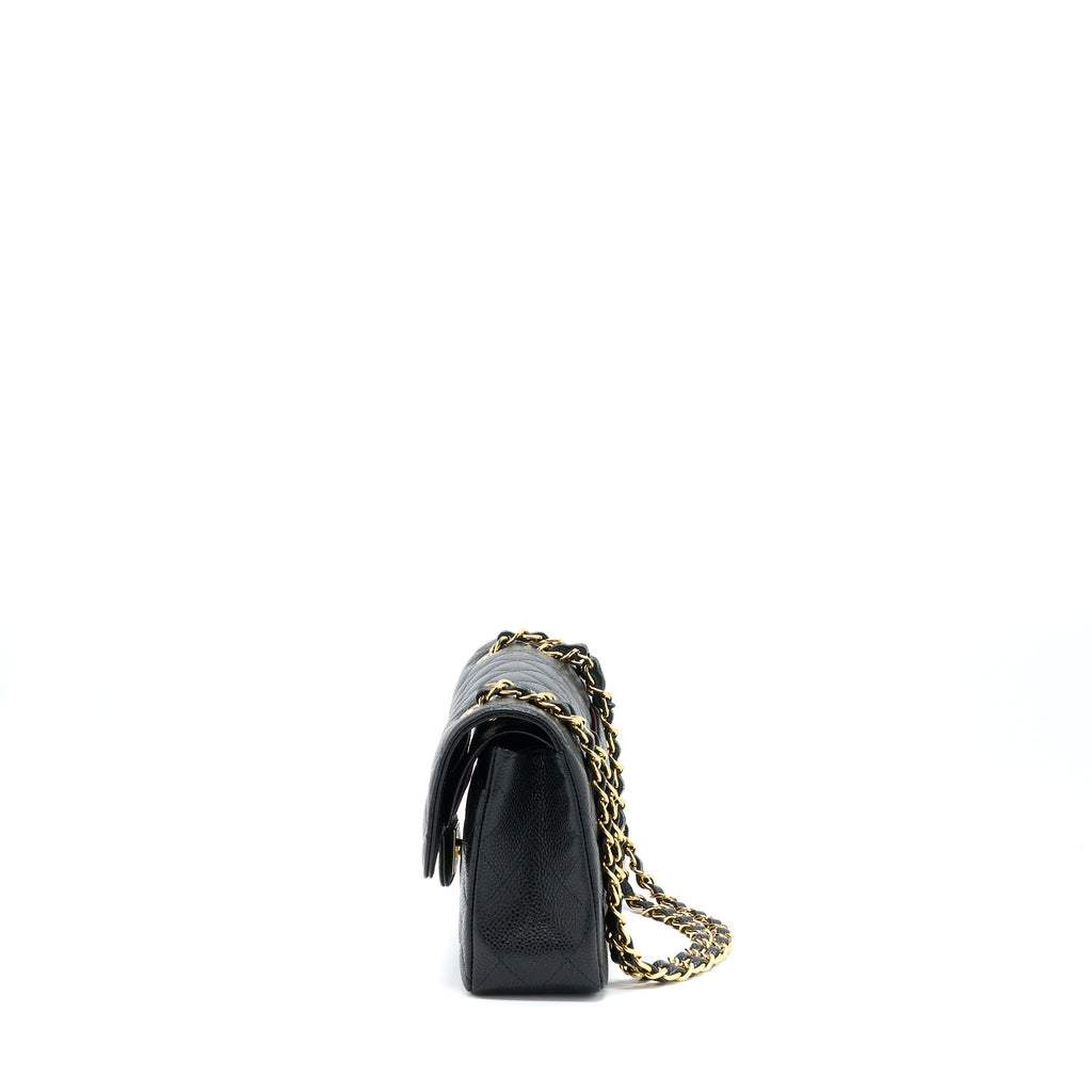 Chanel Small Classic Double Flap Bag Caviar Black