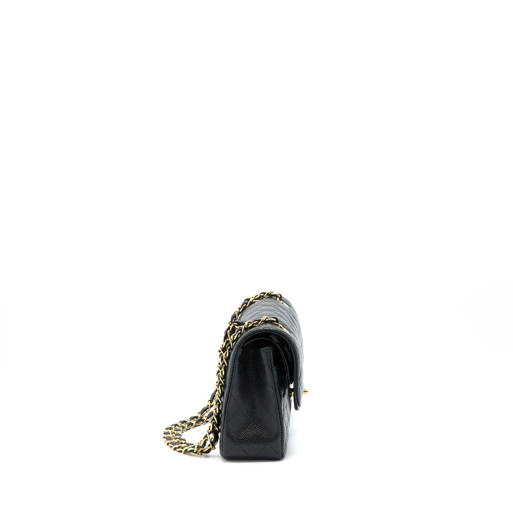 Chanel Small Classic Double Flap Bag Caviar Black
