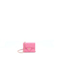 Chanel Mini Flap Card Holder Caviar Pink L