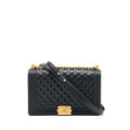 Chanel Boy Bag 28cm Caviar Black Brushed