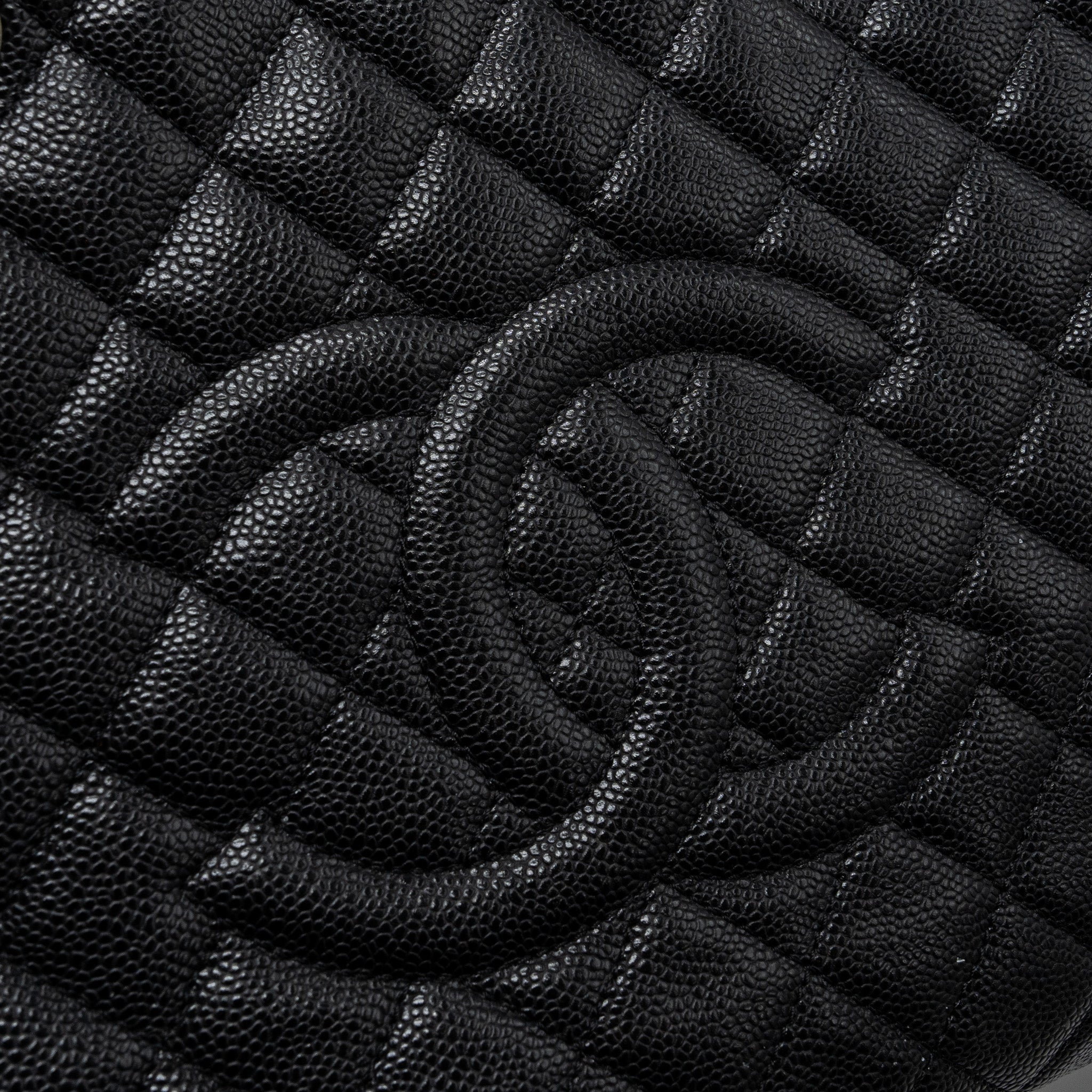 Chanel Grand Shopping Tote XL Caviar Black