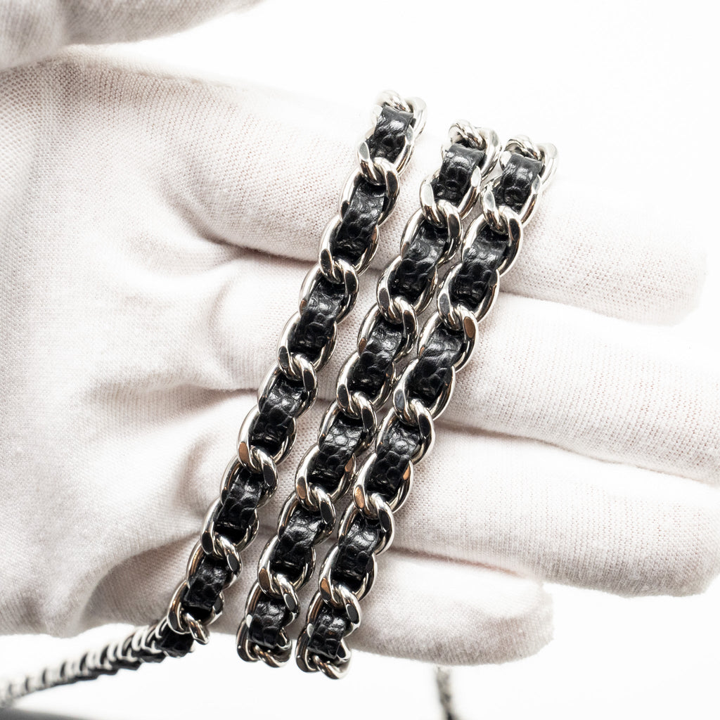 Chanel Classic Wallet On Chain Caviar Black  (Microchip)
