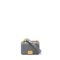 Chanel Mini Boy Bag Caviar Grey Brushed  (Microchip)
