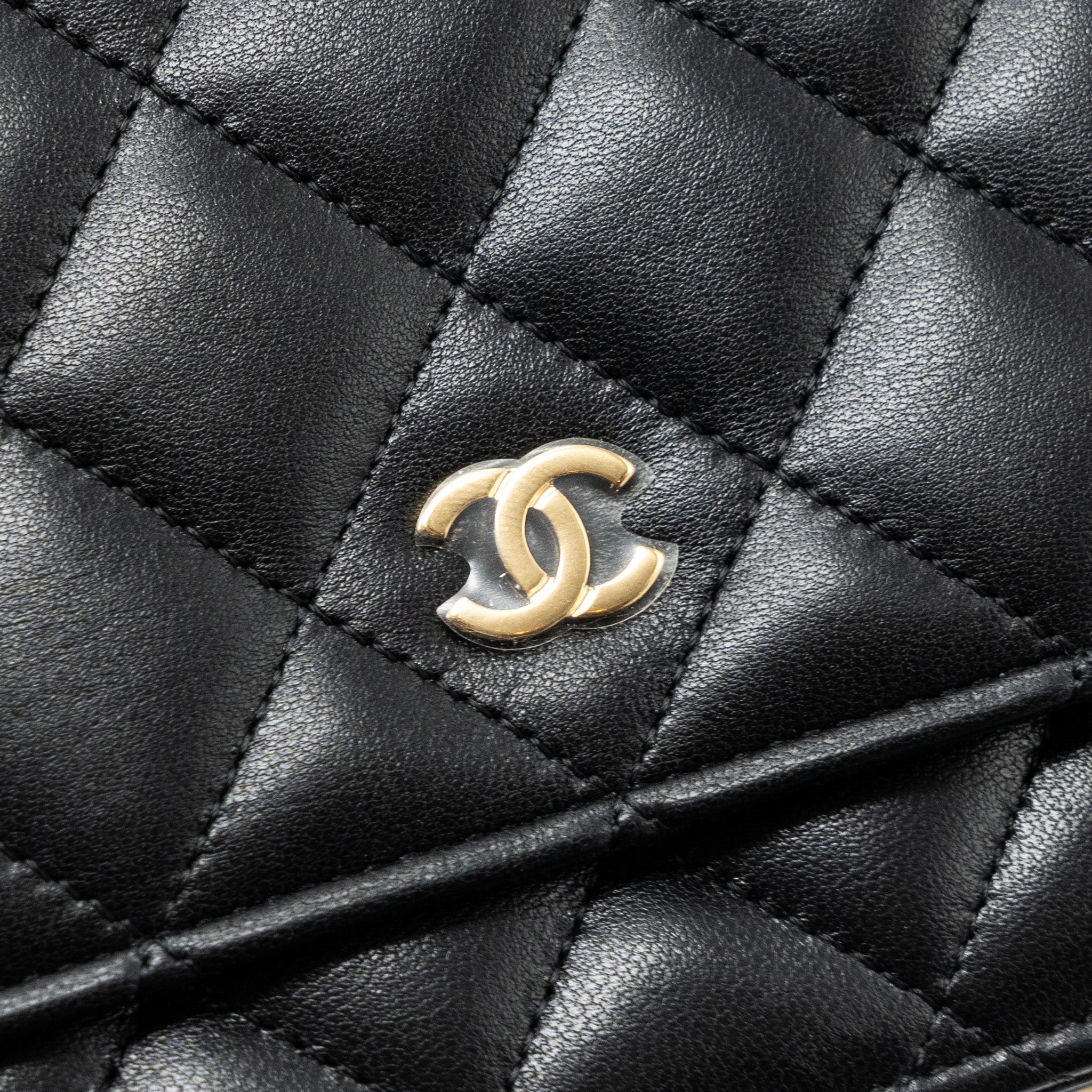 Chanel Classic Wallet On Chain Lambskin Black