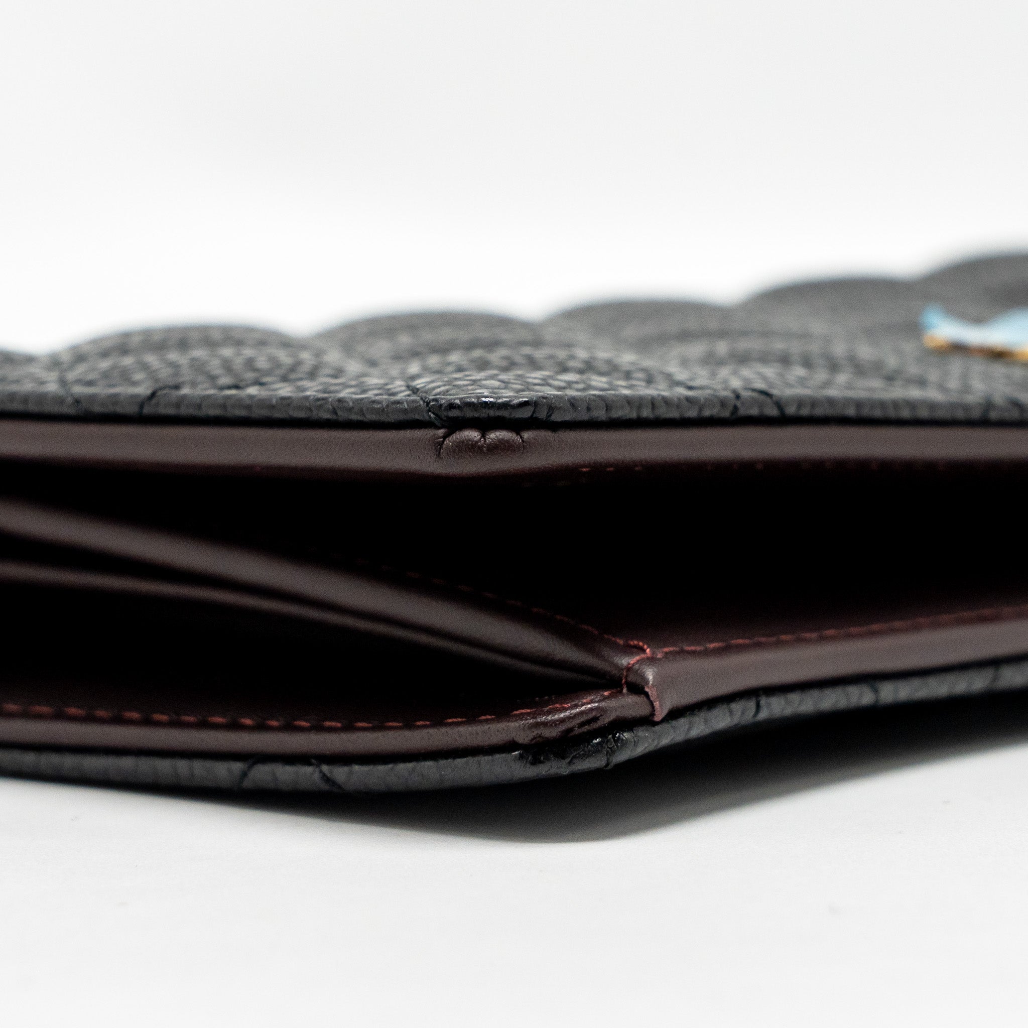 Chanel Classic CC Long Wallet Caviar Black
