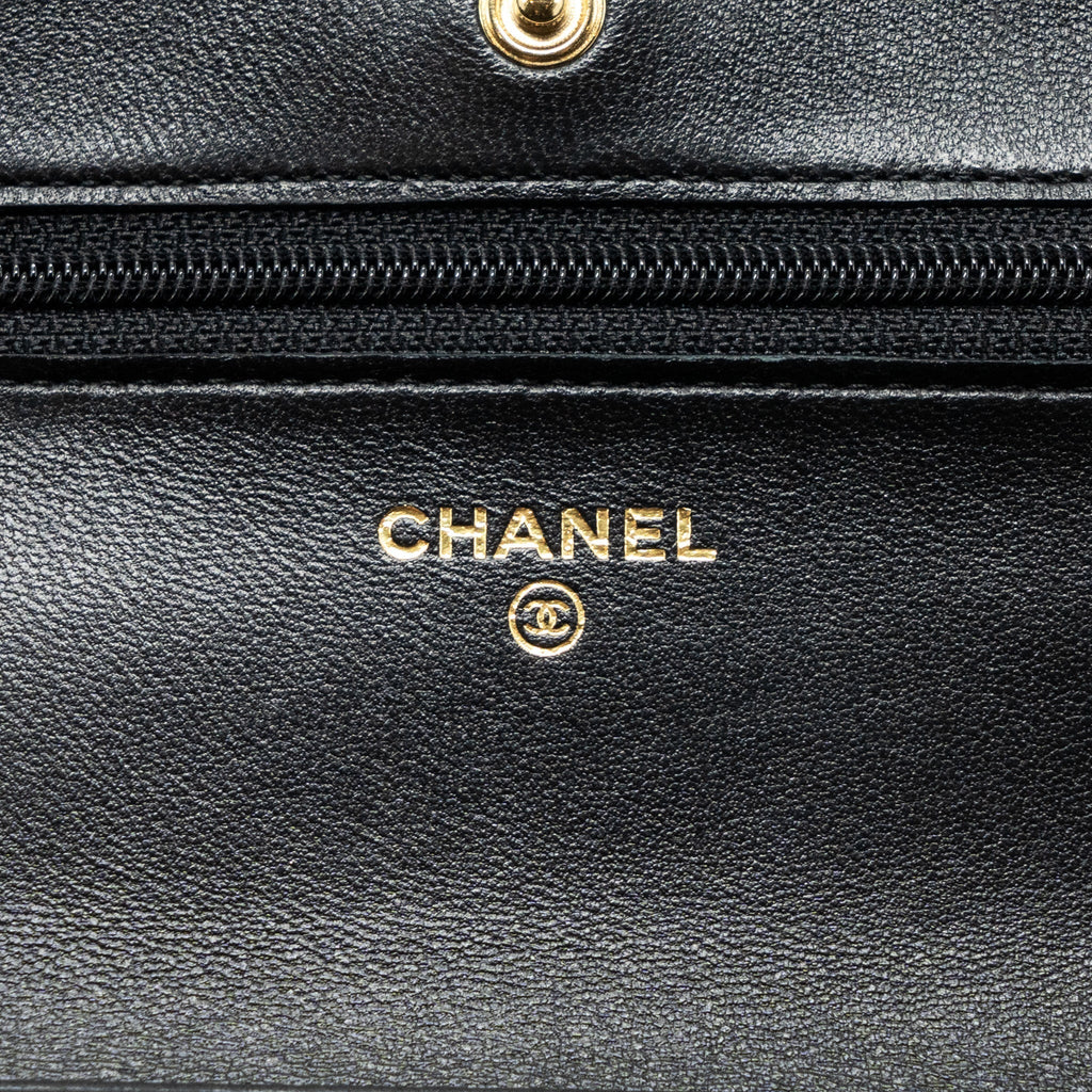 Chanel Classic Wallet On Chain Lambskin Black