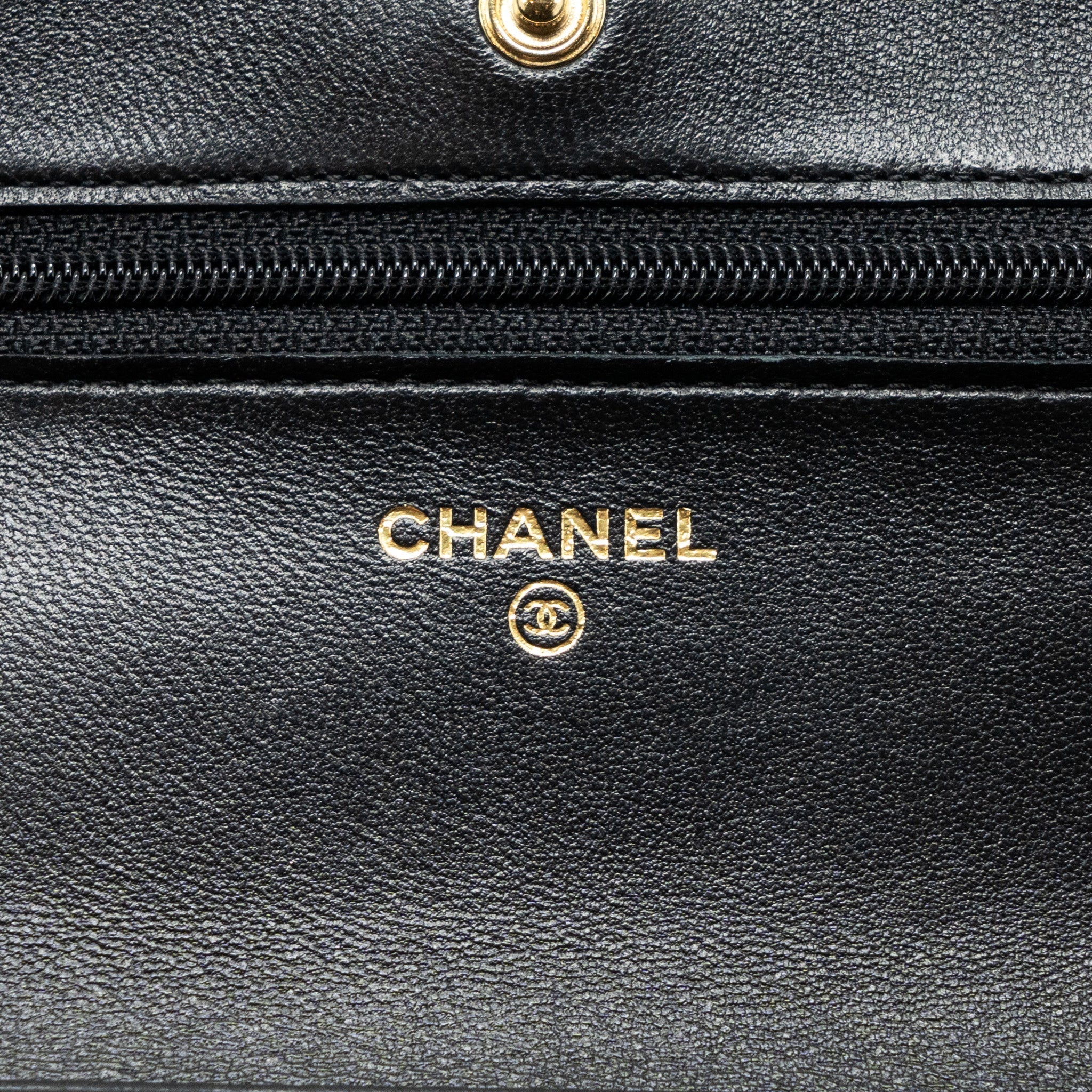 Chanel Classic Wallet On Chain Lambskin Black