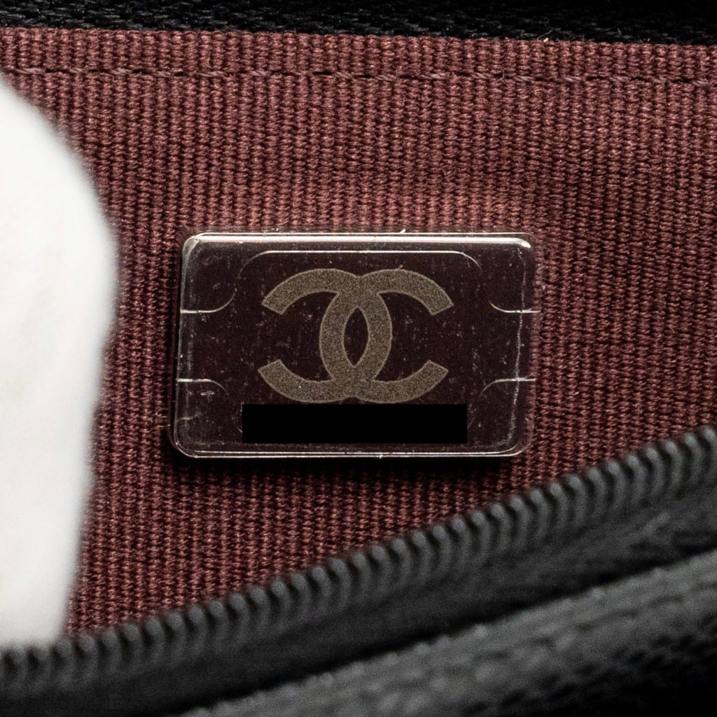 Chanel Classic Wallet On Chain Caviar Black  (Microchip)