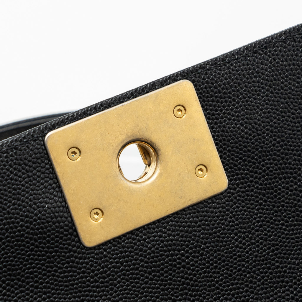 Chanel Small Boy Bag Caviar Black