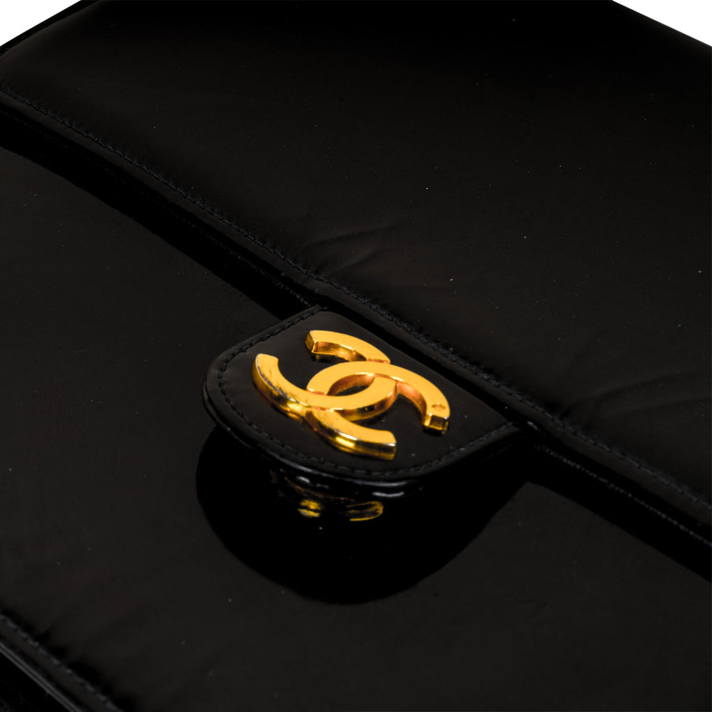 Chanel Vintage Patent Flap Bag