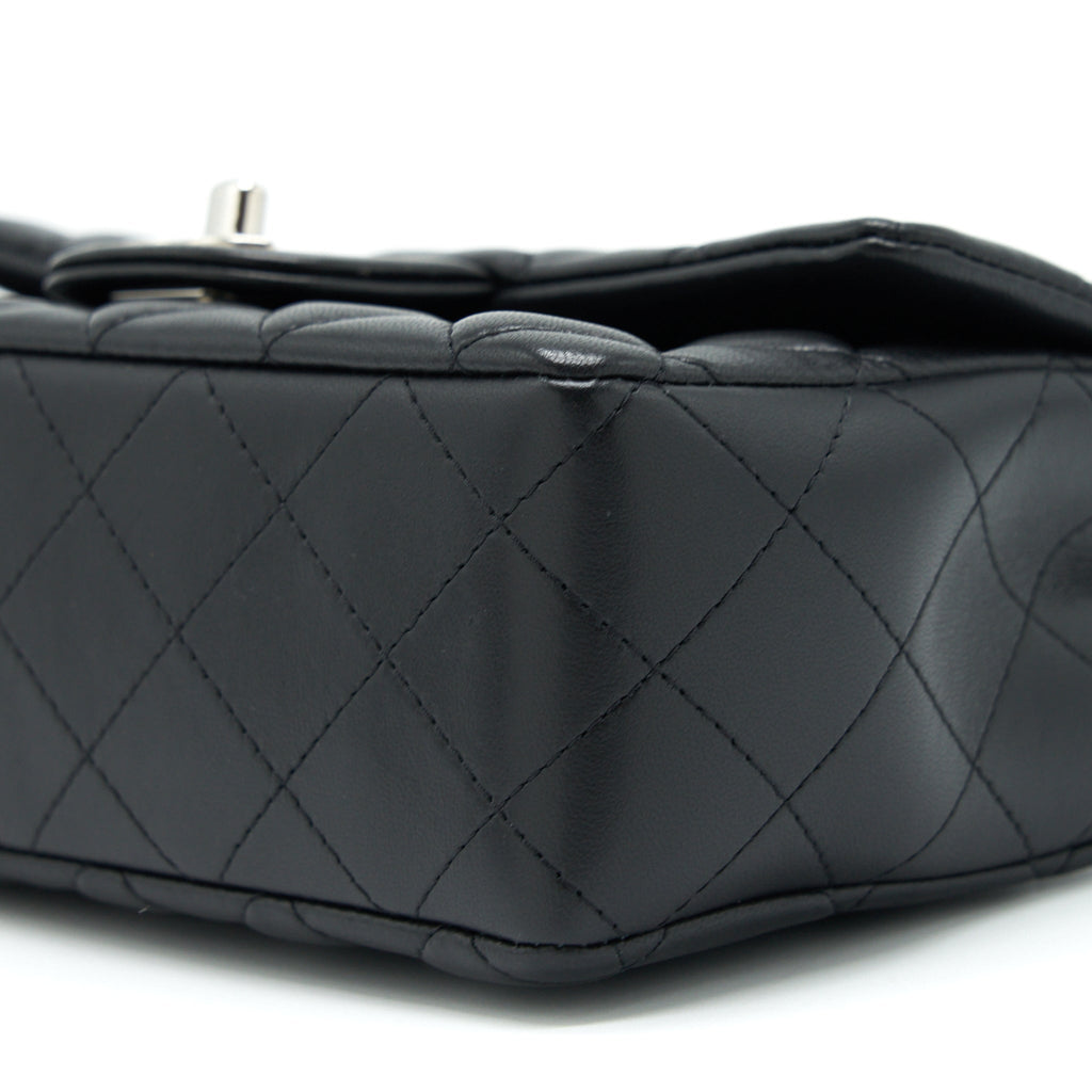 Chanel Mini Rectangular Lambskin Black