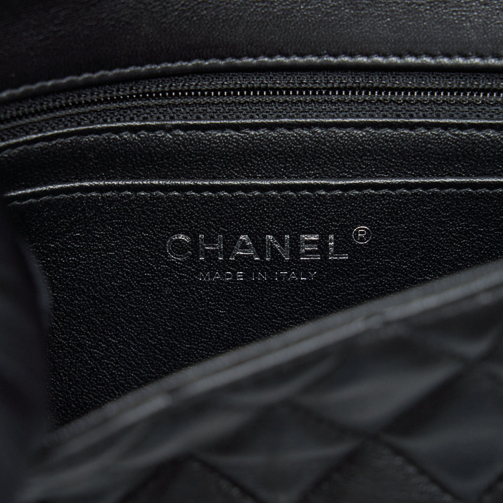 Chanel Mini Rectangular Lambskin Black