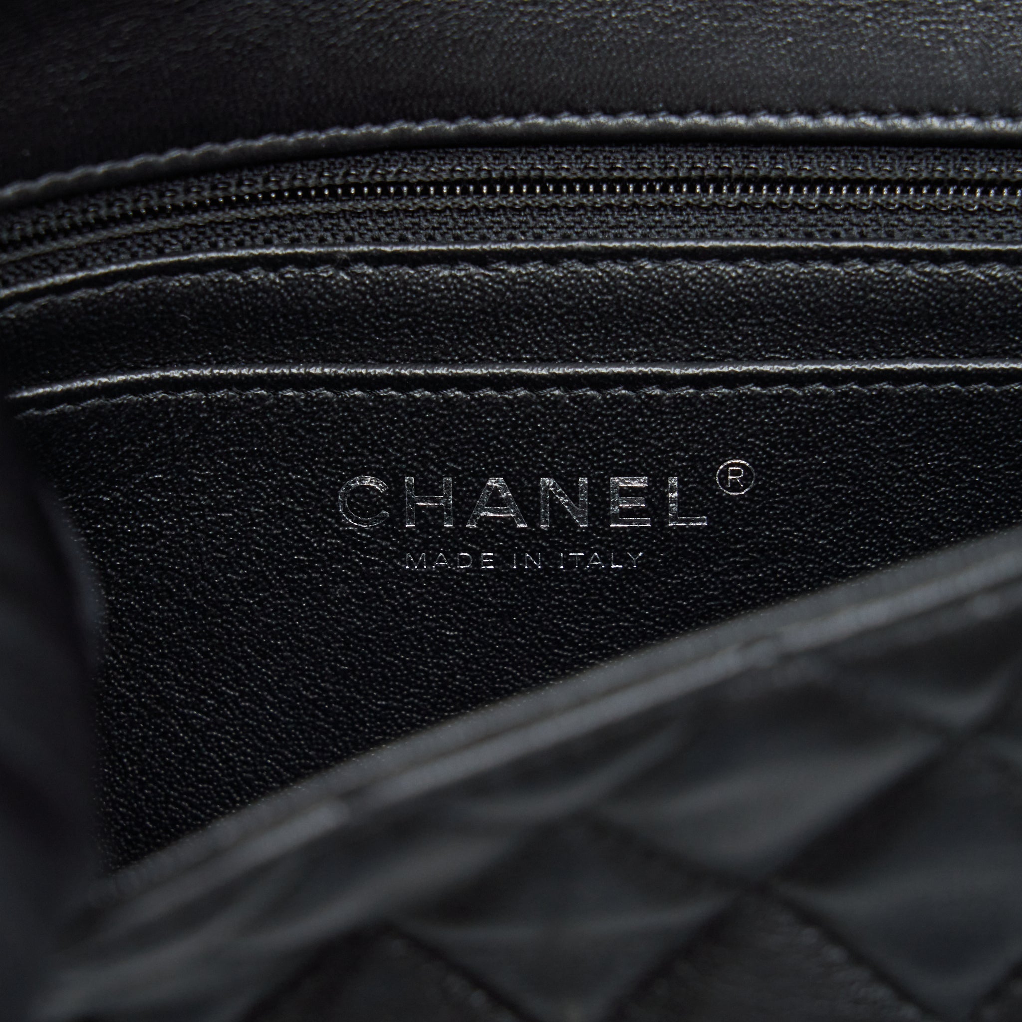Chanel Mini Rectangular Lambskin Black
