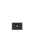 Chanel Class Quilted Card Holder Caviar Black