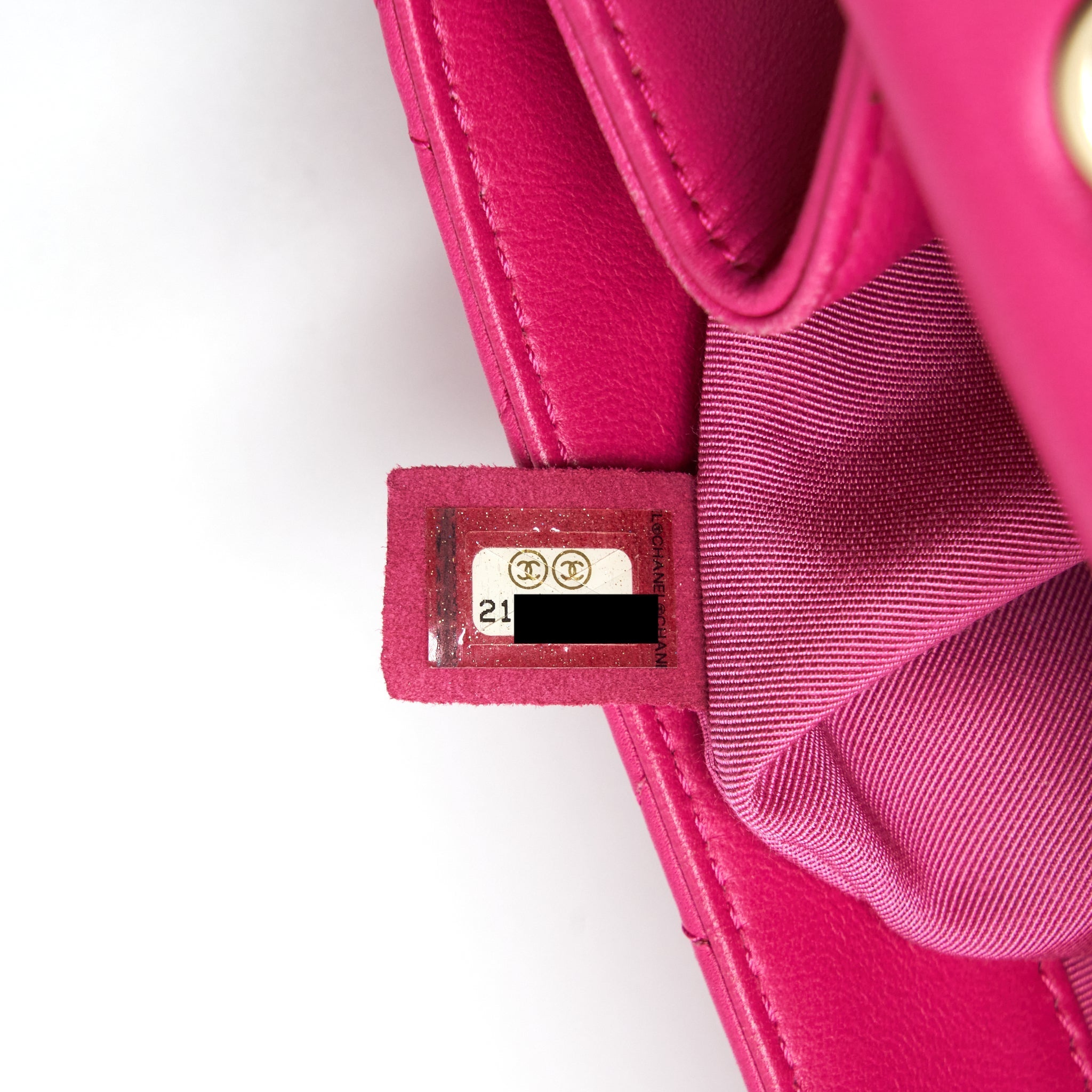 Chanel Quilted Flap Bag Lambskin Pink