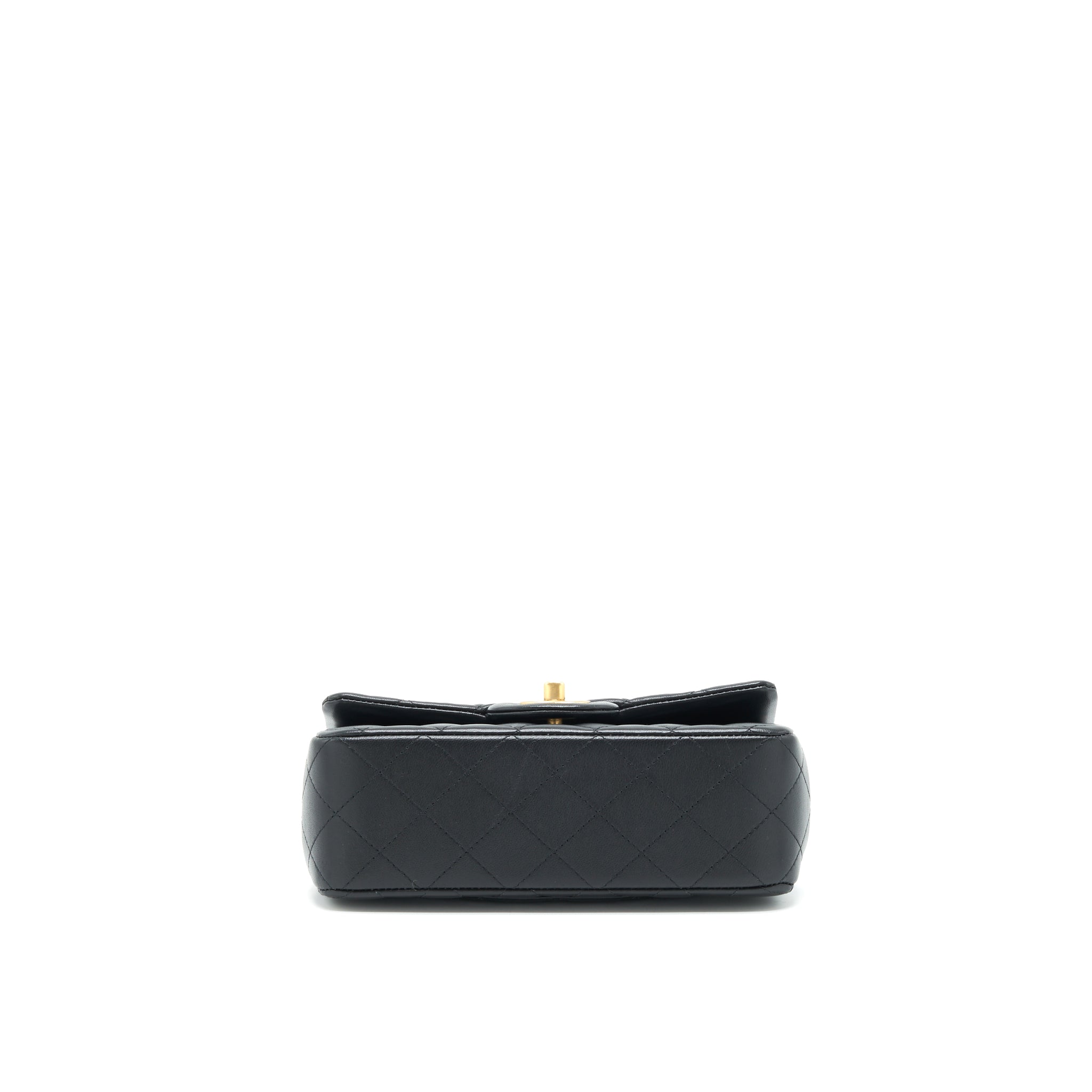 Chanel Top handle rectangular flap bag lambskin