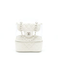 Chanel PVC Aquarium Backpack Aged Calfskin White