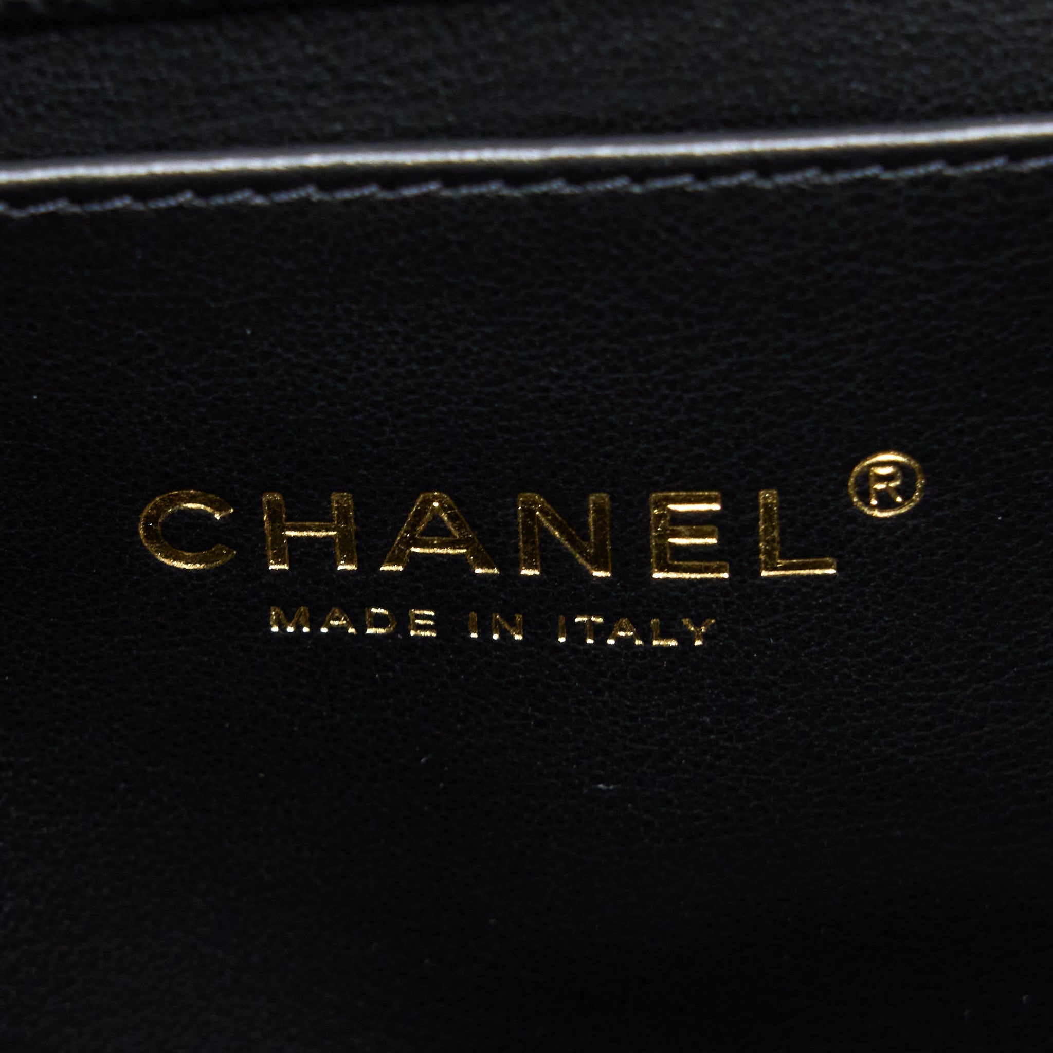 Chanel 22K Coco First Flap Bag Grained Calfskin Black  (Microchip)
