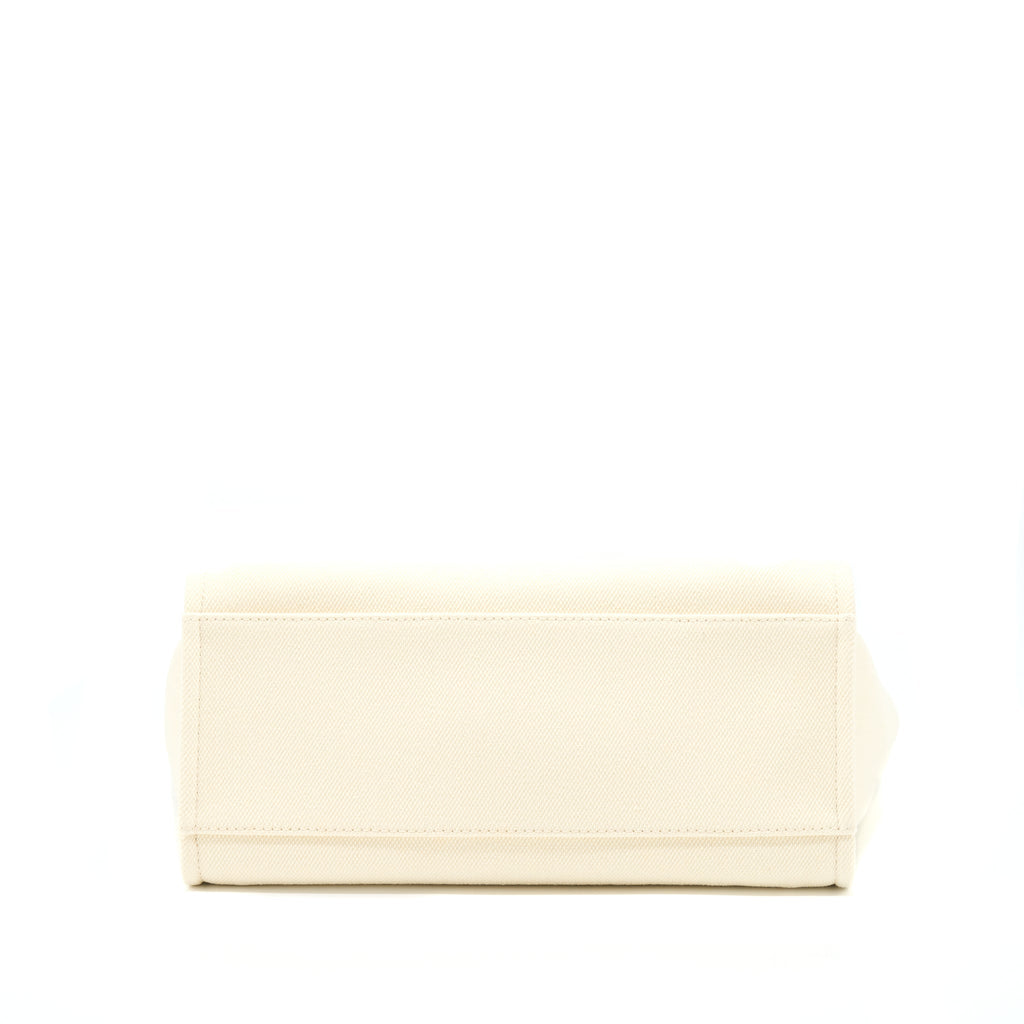 Chanel Deauville Pearl Tote Canvas