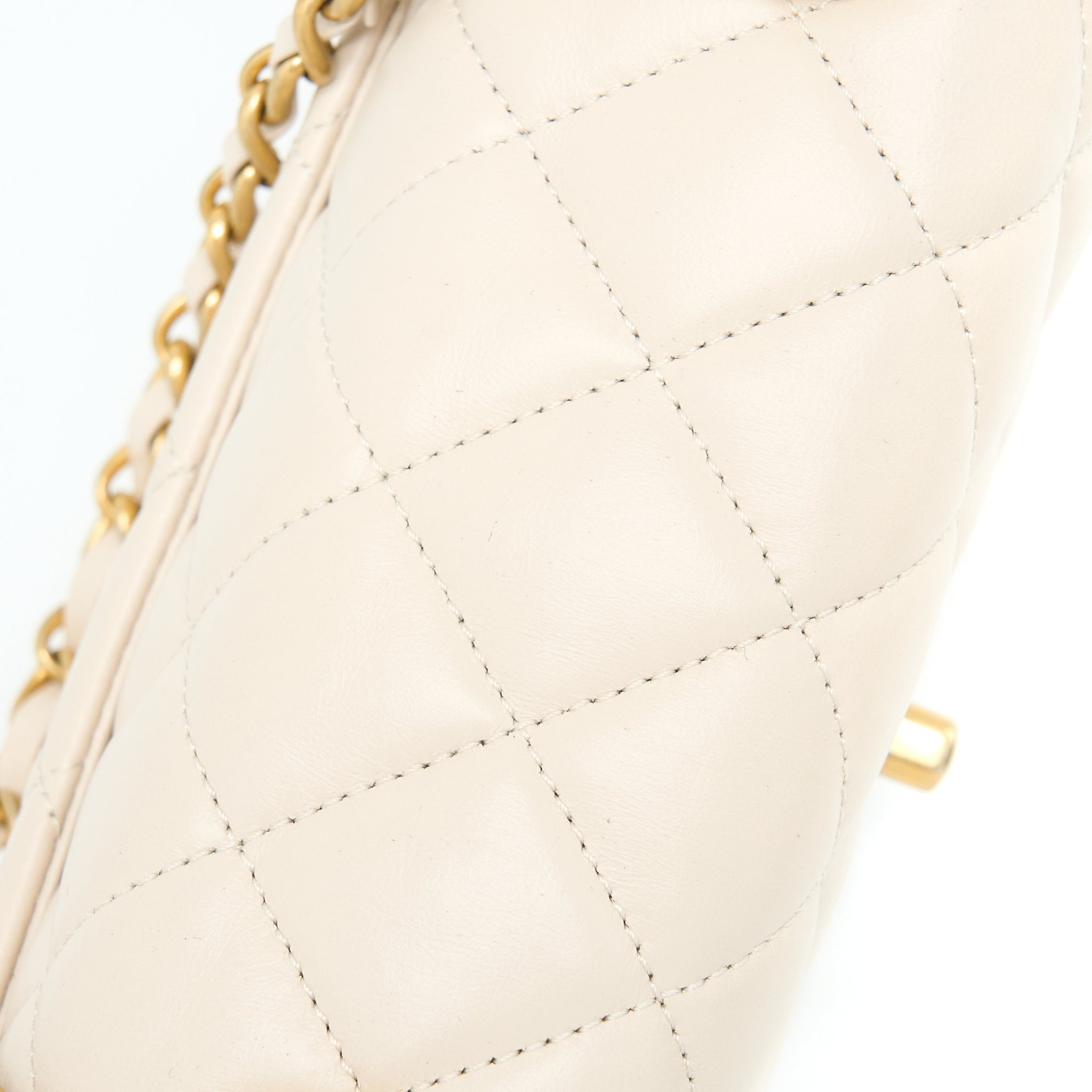 Chanel Seasonal Flap Bag Beige L