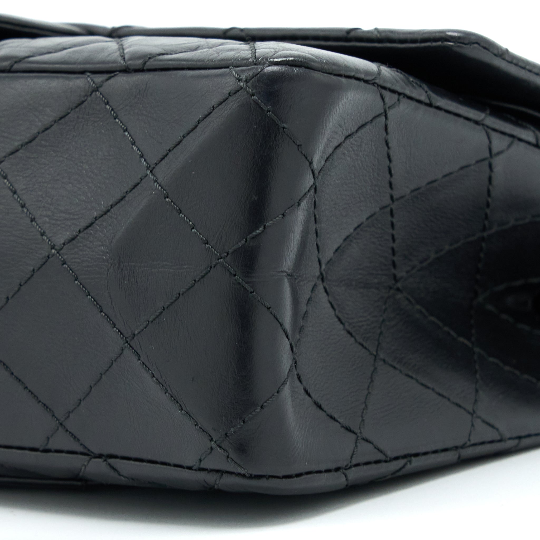 Chanel Small 2.55 225 Reissue Flap Bag Aged Calfskin Black Ruthenium