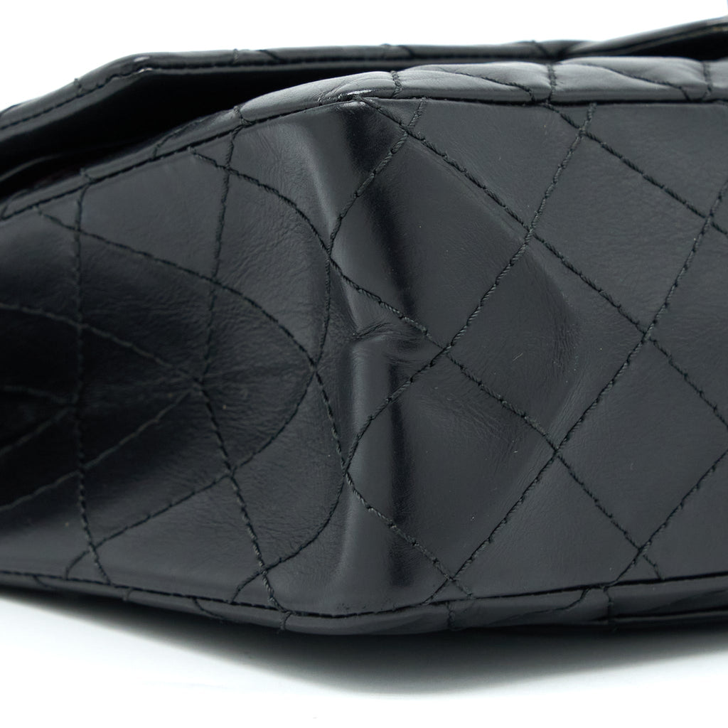 Chanel Small 2.55 225 Reissue Flap Bag Aged Calfskin Black Ruthenium